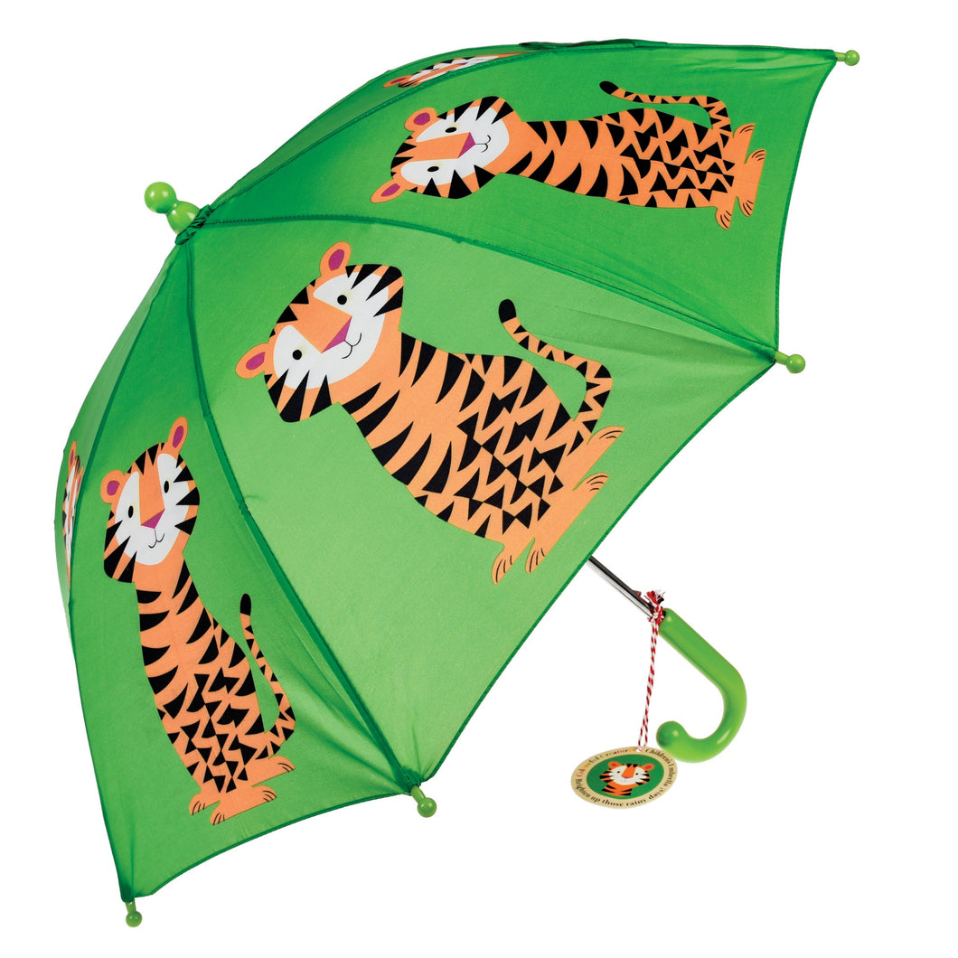 Guarda-chuva criança tigre