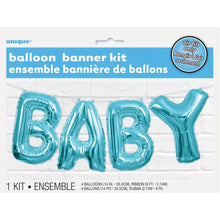Carregar imagem no visualizador da galeria, Balão grinalda foil &quot;baby&quot; azul