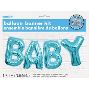 Balão grinalda foil "baby" azul