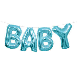 Balão grinalda foil "baby" azul