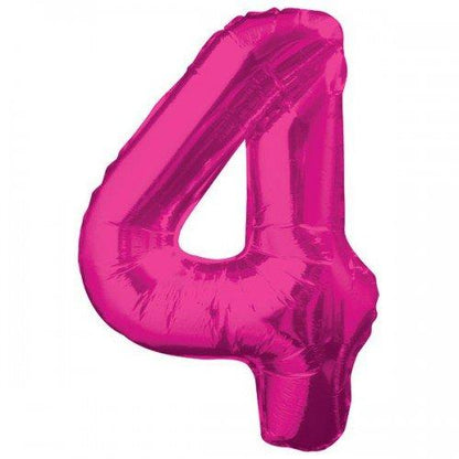 Balão grande número - rosa