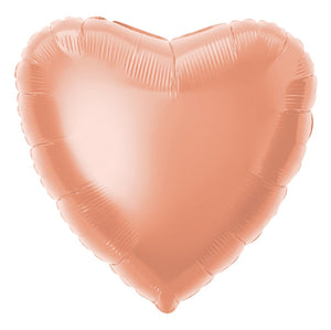 Balão foil coração rose gold