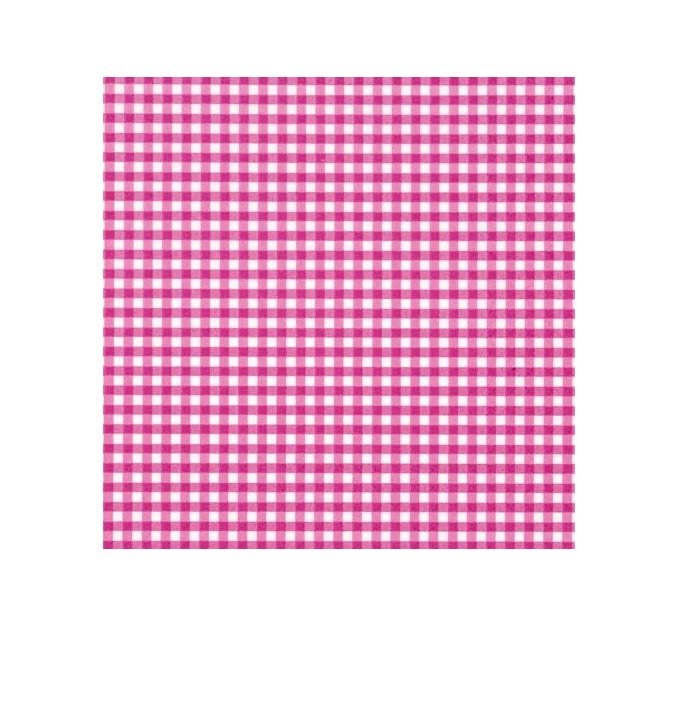 Guardanapos rosa gingham