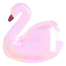 Carregar imagem no visualizador da galeria, Pratos cisne iridescente