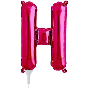 Balão foil letras rosa mini