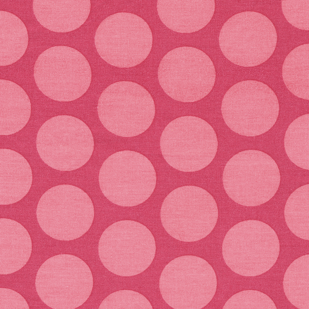 Tecido plastificado - super dots pink