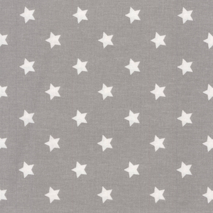 Tecido plastificado - stars big grey