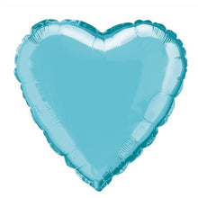 Carregar imagem no visualizador da galeria, Balão foil coração azul claro