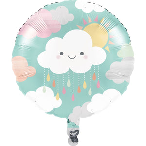 Balão foil nuvem pastel
