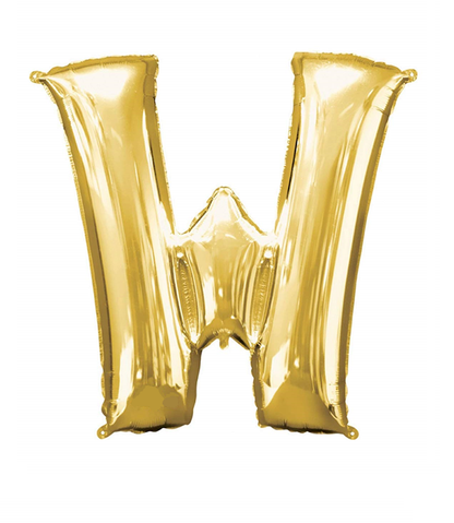 Balão foil letras dourado mini