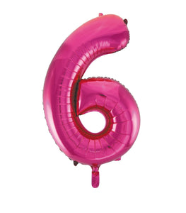 Balão grande número - rosa