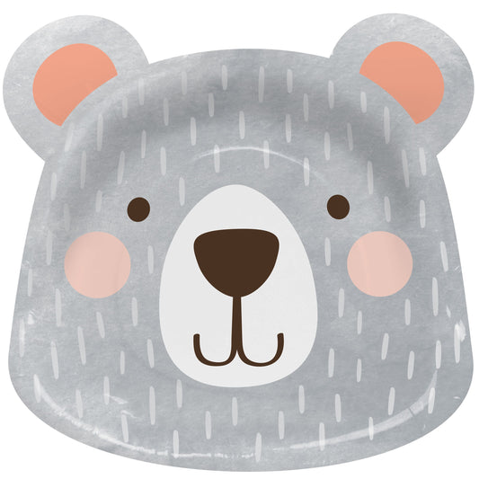 Pratos cara de urso