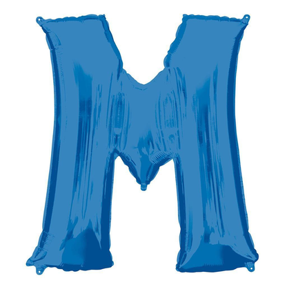 Balão foil letras azul mini