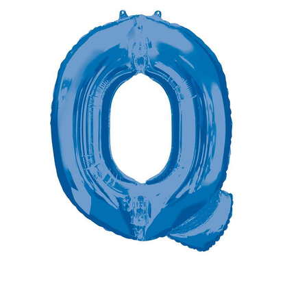 Balão foil letras azul mini