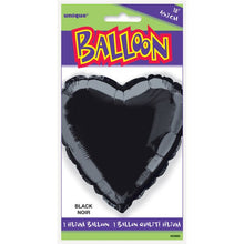 Carregar imagem no visualizador da galeria, Balão foil coração preto