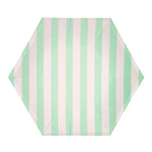 Carregar imagem no visualizador da galeria, Pratos hexagonais riscas menta