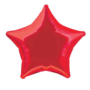 Balão foil estrela encarnada