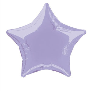 Balão foil estrela lavanda