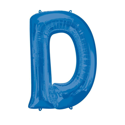 Balão foil letras azul mini
