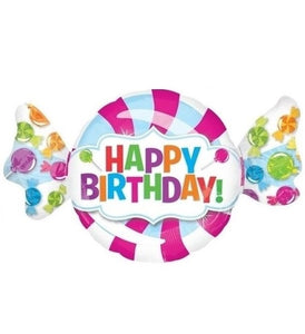 Balão bombom "Happy Birthday"