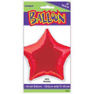 Balão foil estrela encarnada