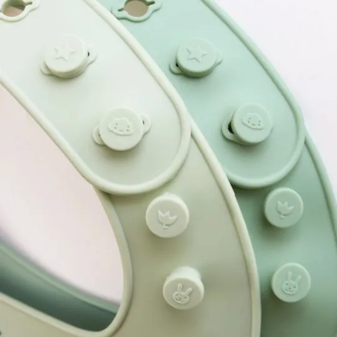 Babete silicone conj. 2 - amigos floresta