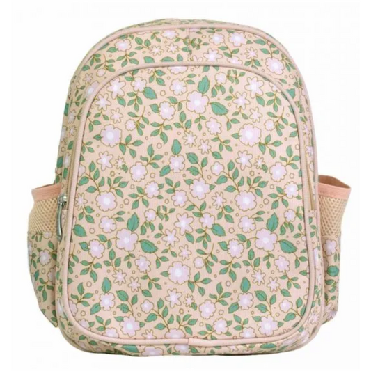 Mochila térmica flores rosas