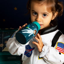 Carregar imagem no visualizador da galeria, garrafa alumínio astronauta azul