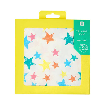 Guardanapos estrelas multicores