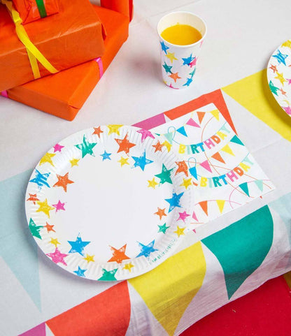 Guardanapos estrelas multicores