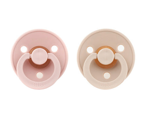 Conj. 2 chuchas BIBS® blush/vanilla