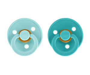 Conj. 2 chuchas BIBS® mint/turquoise