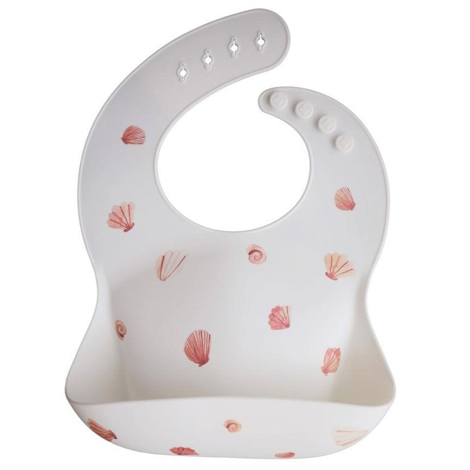 Babete silicone mushie - sea shells