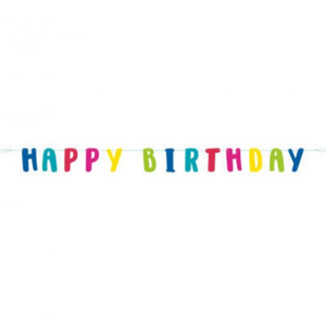 Grinalda "Happy Birthday" multicolor
