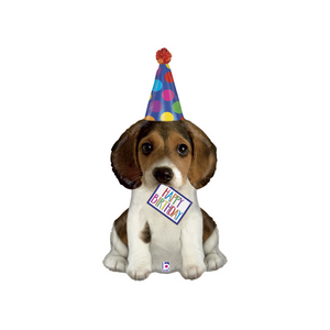 Balão cão "happy birthday"