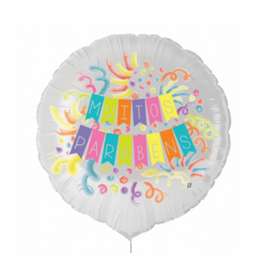 Balão "Muitos parabéns"