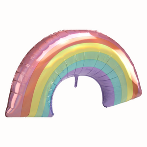 Balão arco íris pastel