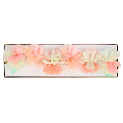 Coroa flores papel