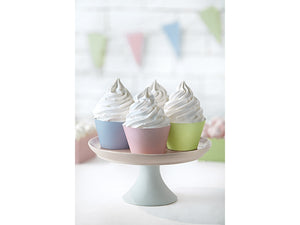 Formas cupcakes multicores pastel