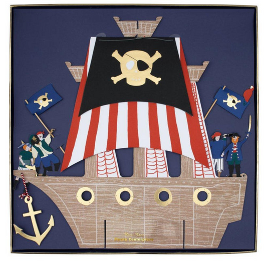 Centro de mesa piratas