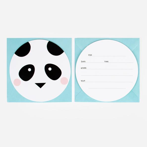 Convites mini panda