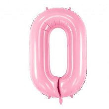 Carregar imagem no visualizador da galeria, Balão grande número - rosa pastel