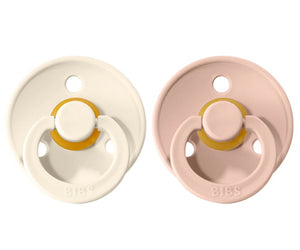 Conj. 2 chuchas BIBS® blush/ivory