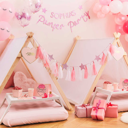 Pacotes pamper party rosa
