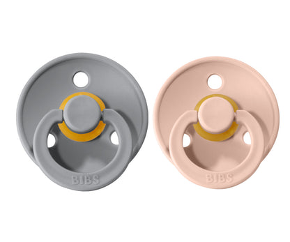 Conj. 2 chuchas BIBS® cloud/blush