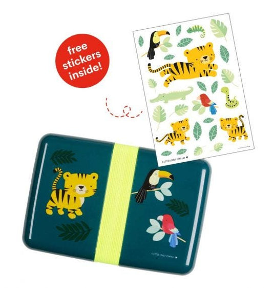 Caixa rectângular selva tigre