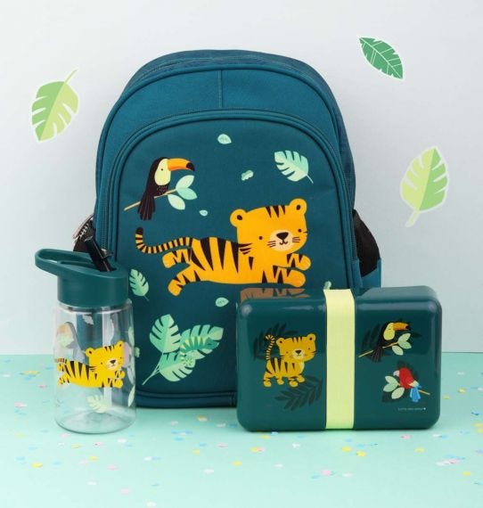 Caixa rectângular selva tigre