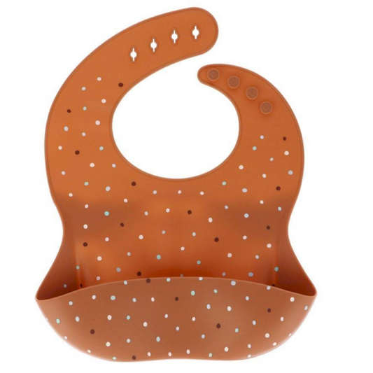 Babete silicone tutete - pintas castanho