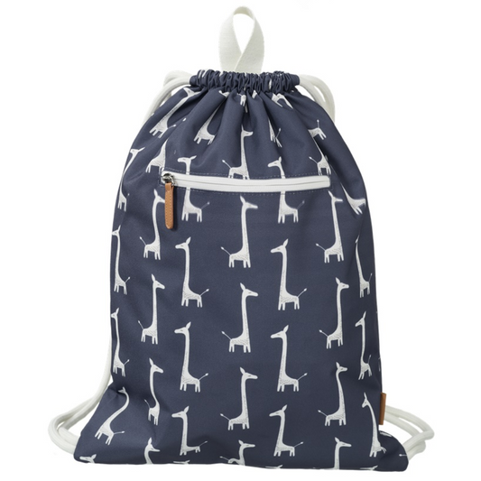 Mochila cordões girafa