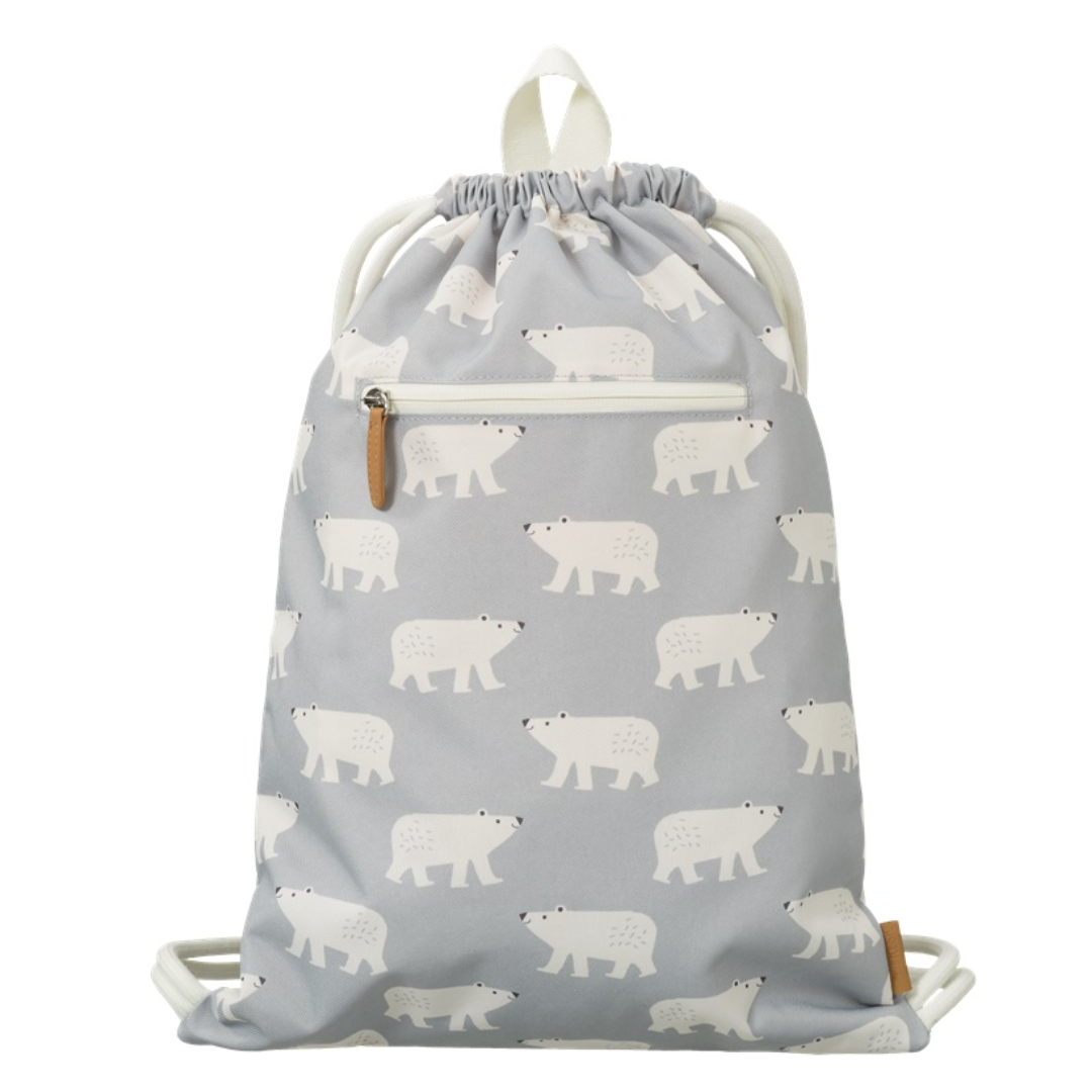 Mochila cordões urso polar
